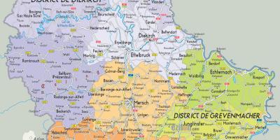 Luksemburga valsts karti